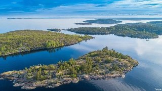 Ладожское озеро опустело: уровень воды снизился на метр