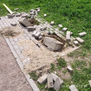 Забор и вырубка: В Мурино уничтожают парк у Екатерининской