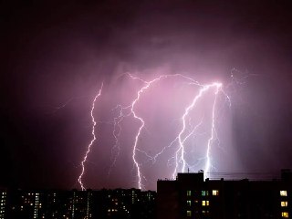 Масштабное предупреждение о сильных грозах и граде в Кингисеппском районе
