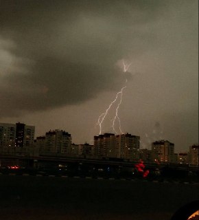 МЧС предупреждает о грозе, граде и штормовом ветре в Ленобласти завтра